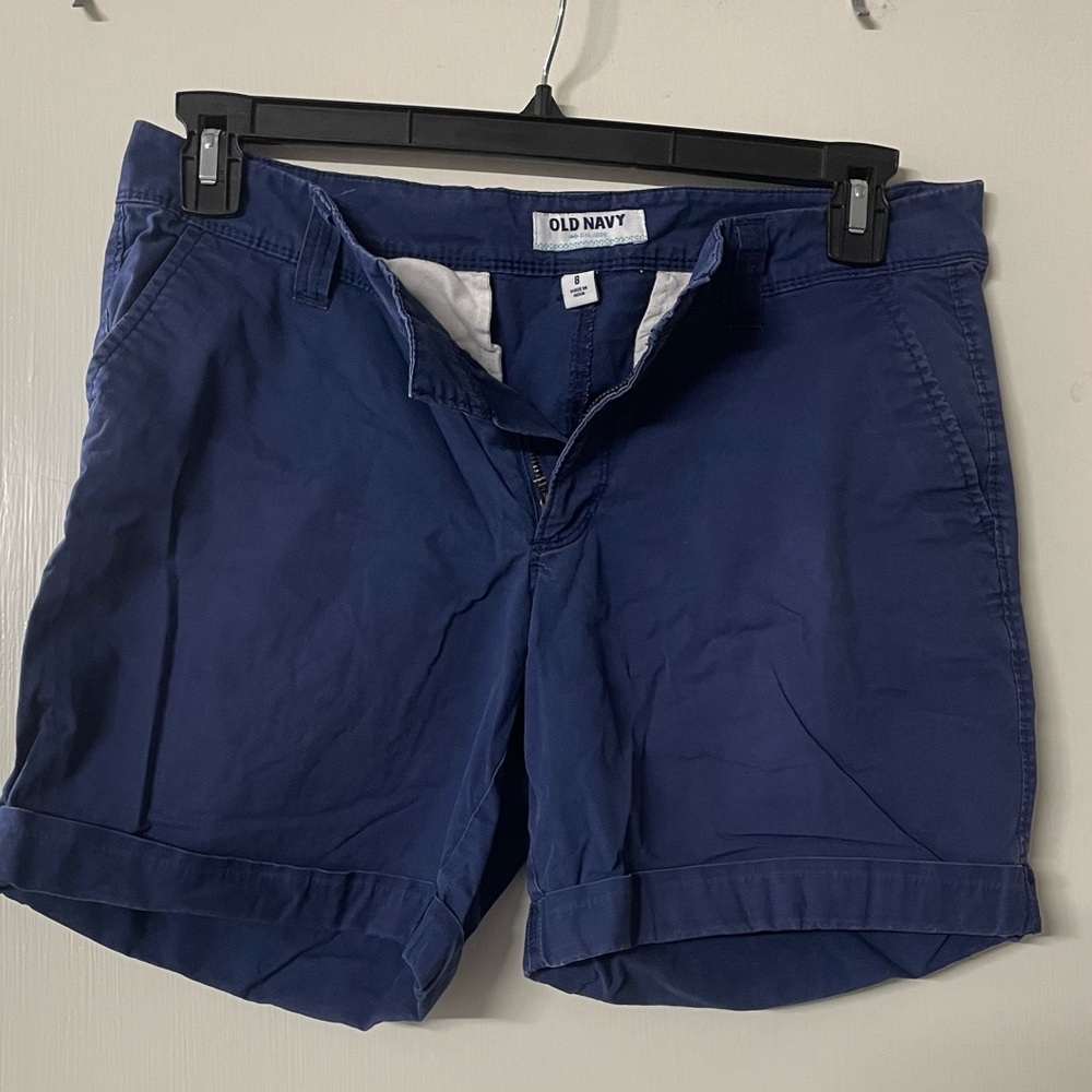 Women's Navy Blue Shorts